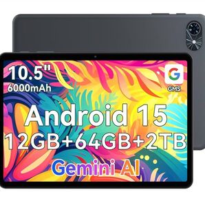 Android15 タブレット 10インチ Wi-Fiモデル 薄型軽量 YouTube Netflix