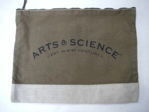 S139 ARTS&SCIENCEa-tsu& science pouch cotton ×linen new goods unused S