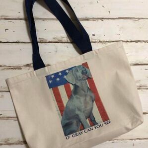 【ヴィンテージ 】 キャンバストートバッグ ワイマラナー