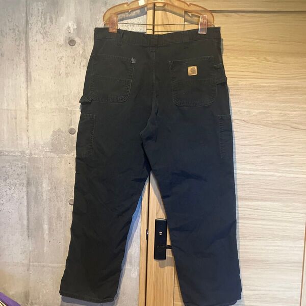Carhartt カーハート ブラック ペインターパンツ w38×l30 破れあり