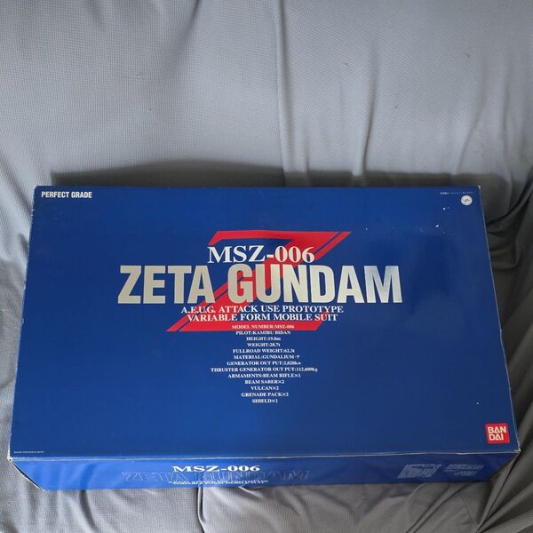 初回生産分特典付き バンダイ 機動戦士Zガンダム PG (パーフェクトグレード)モデル 1/60scale Zガンダム 未組立品