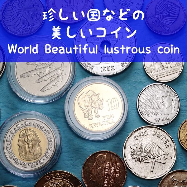a003 珍しい国などの美しいコイン 外国硬貨 30枚 まとめて 光沢あり美品 自由研究