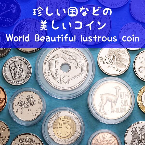 a054 珍しい国などの美しいコイン 外国硬貨 30枚 まとめて 光沢あり美品 自由研究