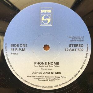 12インチ ASHES AND STARS / PHONE HOME 12 SAT 502