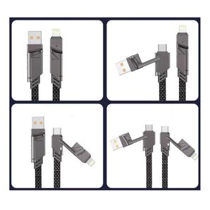 PD充電ケーブル 4パターン 2M 120W