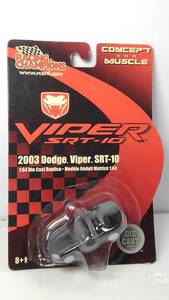 # Racing Champion *Viper SRT-10*1:64* black * package . somewhat scratch equipped 