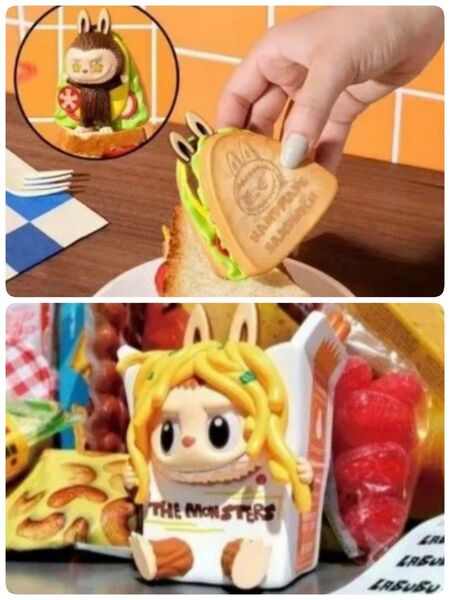 正規品 ラブブ WackyMart the monsters ChowMein & sandwich 2点セット ポップマート