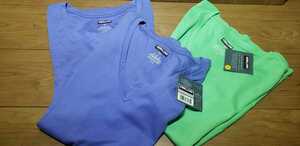 フィットネス　Vーネックシャツ Sサイズ2色3枚セット　レディース　トレーニング　カークランド　コストコ