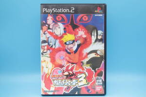 SONY PS2 ナルト ナルティメットヒーロー3 バンダイ Sony PS2 naruto Narutimate Hero 3 Bandai