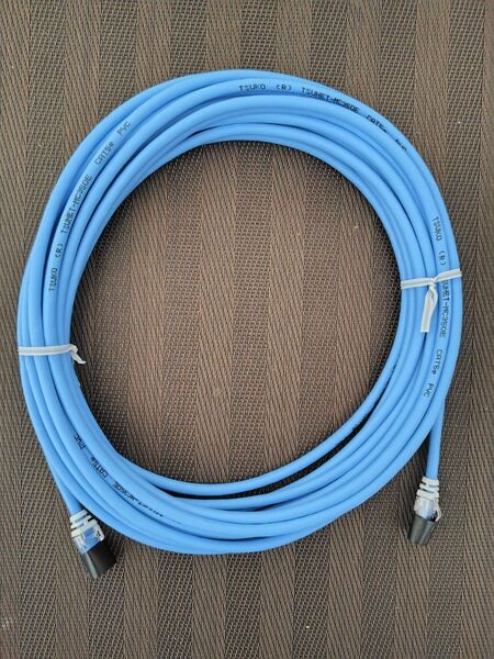 通信興業 LANケーブル10m CAT5e tsunet-350E pvc