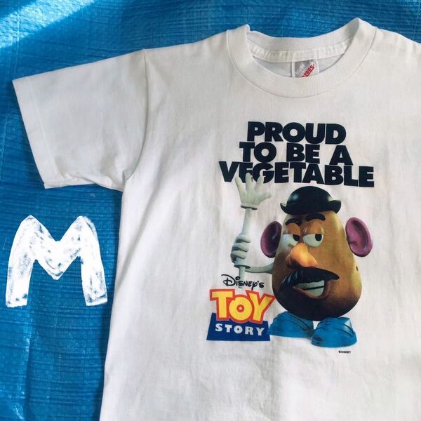 極美品 トイストーリー JERZEES ポテトヘッドTシャツ ピクサー ムービー