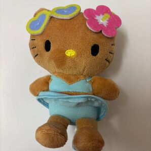 ハローキティ マスコット XOXOギャル vol.2 日焼けキティぬいぐるみ キーホルダー