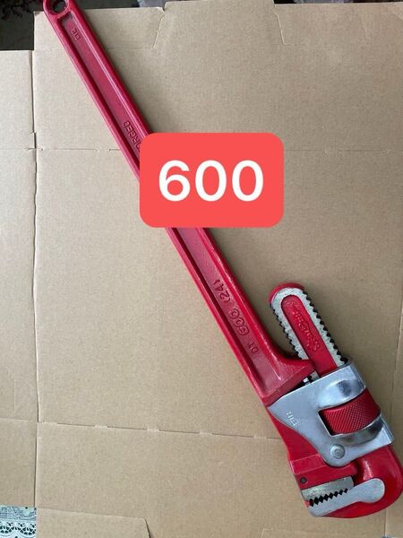 スーパーツール パイプレンチ 600