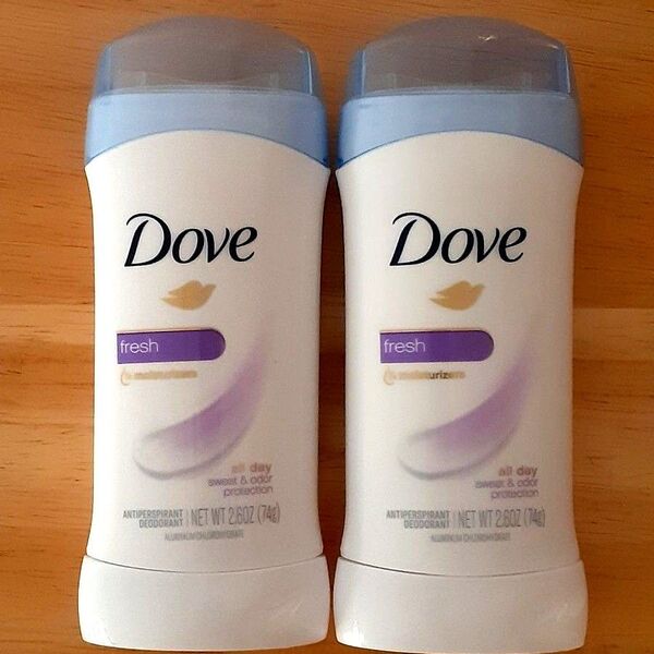 ★2本セット★ダヴ インビジブルソリッド デオドラント フレッシュ 制汗剤 74g Dove ★