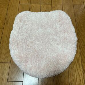 ニトリ トイレ 蓋カバー ピンク