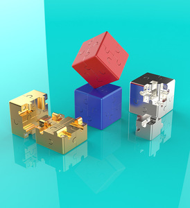  three next origin . talent Rubik's Cube aluminium alloy Building block puzzle motion education toy color 4 color 