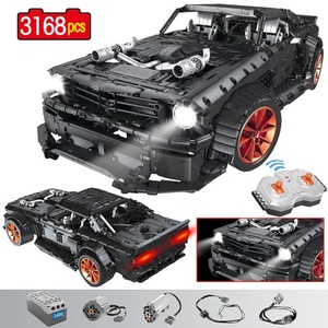 カッコよさ抜群！　3168ピース市DIYスポーツカーモデルレンガ用RC レーシングカーLedライトMOCビルディングブロック