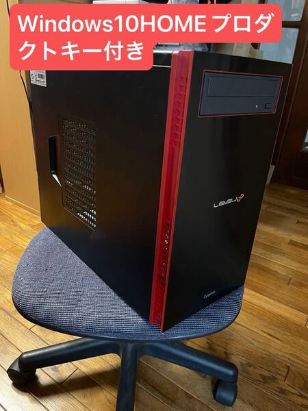 Windows10HOMEプロダクトキー付き LEVEL∞ PCケース 工学ドライブ付き