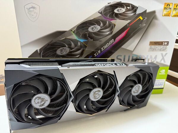 【動作確認済み】MSI GeForce RTX 3080 Ti SUPRIM X 12G グラフィックボード ※詳細に注意事項あり