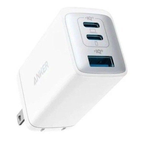 【中古】Anker アンカー PowerPort III 3-Port 65W Pod 急速充電器 A2667 ホワイト