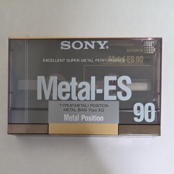 SONY Metal-ES 90分 メタル カセットテープ 未使用 2巻