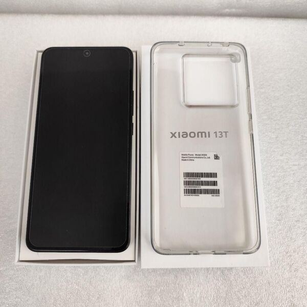 Xiaomi 13T XIG04 ブラック 付属品ありSIMフリー 日本正規品 5G スマホ スマートフォン