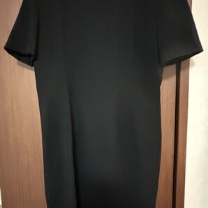 ☆美品☆【東京ソワール】ブラック フォーマル 礼服 ワンピース 冠婚葬祭 9号 半袖