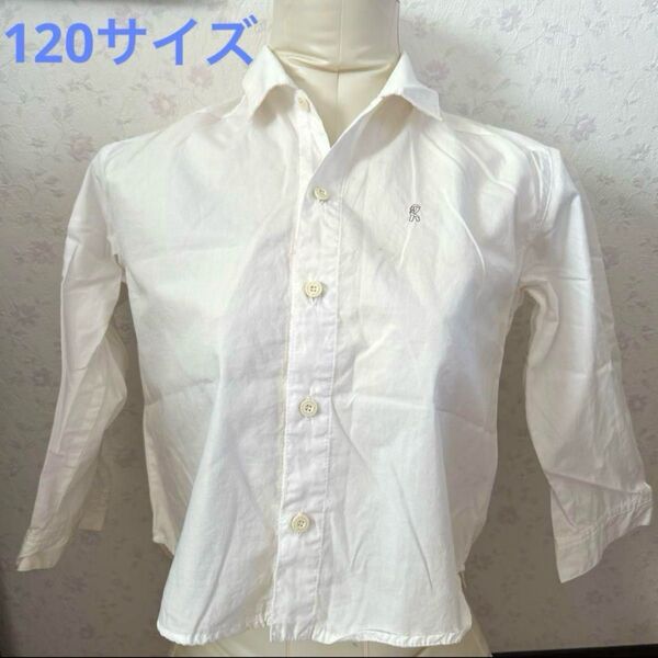p Roberta di Camerino ワイシャツ120 レトロ 値下げ 白 ホワイト シャツ 長袖