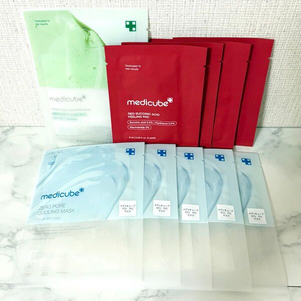 【新品】medicube メディキューブ ゼロ 毛穴 CICA マスク ピーリング トナー パッド セット