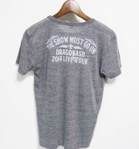 DRAGON ASH ドラゴンアッシュ 2014 LIVE TOUR Tシャツ Mサイズ THE SHOW MUST GO ON 