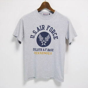 HOUSTON ヒューストン USAF Tシャツ Ｍサイズ 霜降りグレー 