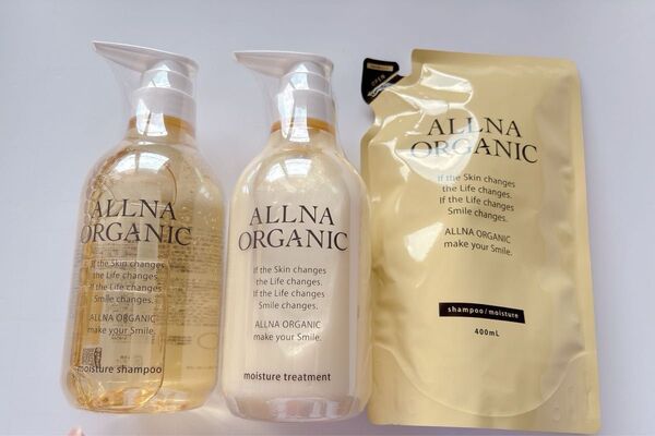 ALLNA ORGANIC モイスチャーシャンプー(本体・詰替)&トリートメント(本体) 3点セット