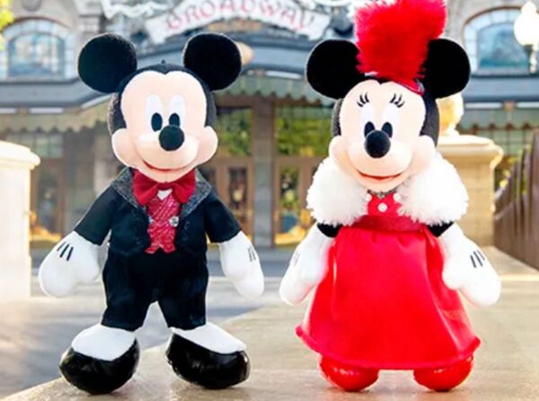 ディズニー ビッグバンドビート ミッキー ミニー ぬいぐるみバッジ セット