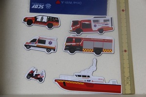 シンガポール 市民防衛庁 SCDF マグネット 検索 磁石 消防車 救急車 消防署 The Life Saving Force グッズ