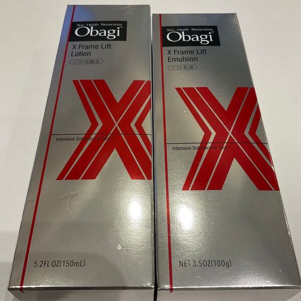 オバジX フレームリフトローション(化粧水) 本体/150ml エマルジョン(乳液)100g セット