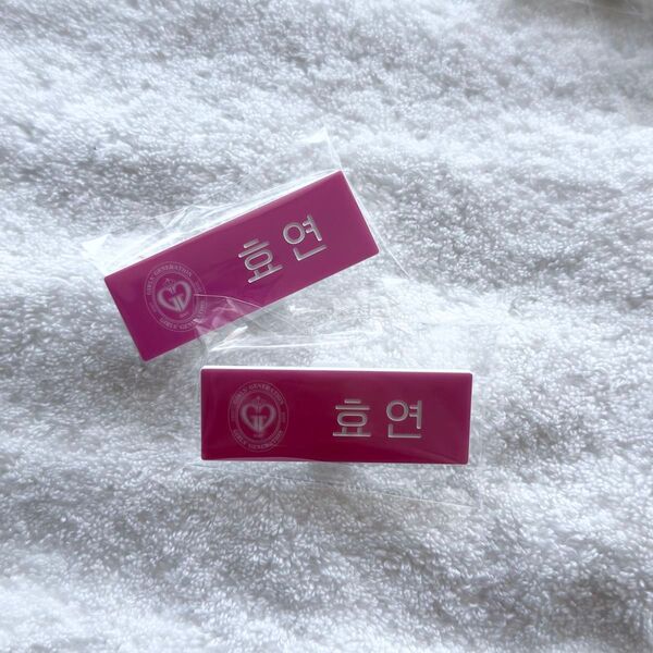 【定価以下】SMTOWN 2025 ネームバッジ ヒョヨン