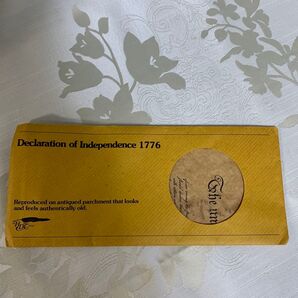 アメリカ合衆国独立宣言 レプリカ