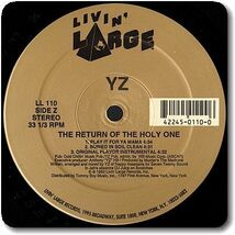 【○16】YZ/The Return Of The Holy One/12''/Terminata/Terminator/G-Rock/Boom Bap/'90s Rap/Livin' Large Records_画像2