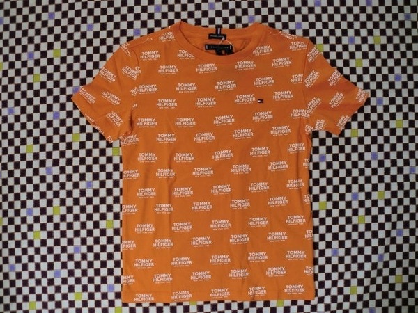 ◇【新品タグ付】TOMMY HILFIGER 半袖Tシャツ　サイズ140 オレンジ◇