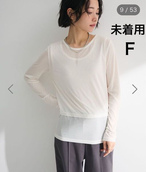 グリーンパークス レイヤードシアープルオーバー
