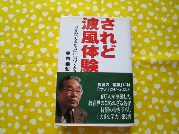 #「されど波風体験　自分の「大きな力」に気づくとき」　寺内義和著　幻冬舎ルネッサンス発行