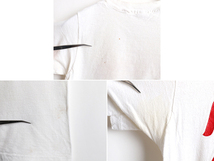 70s ビンテージ ■ ヘインズ 2段 プリント 半袖 Tシャツ ( メンズ レディース S 小さめ XS 程) 古着 70年代 Hanes 半袖Tシャツ 白Tシャツ_画像7
