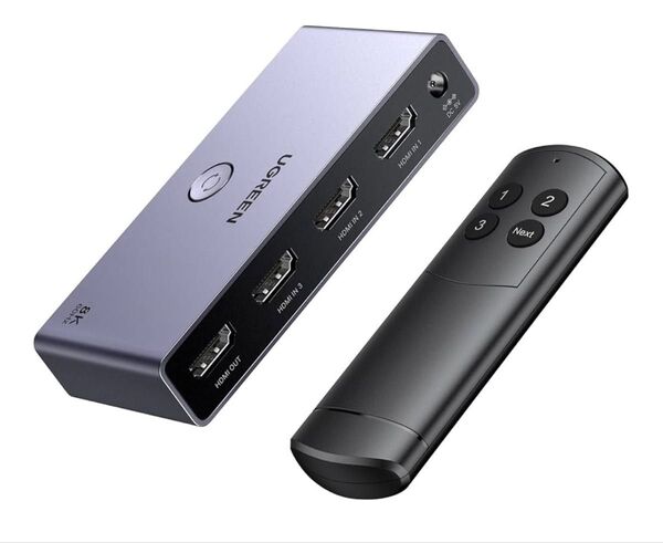UGREEN HDMI切替器 3入力1出力 4K/8K