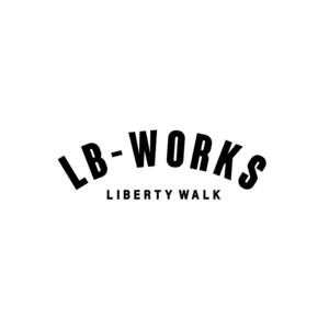 新発売　LIBERTYWALK LB-WORKS アーチロゴステッカー小 Black
