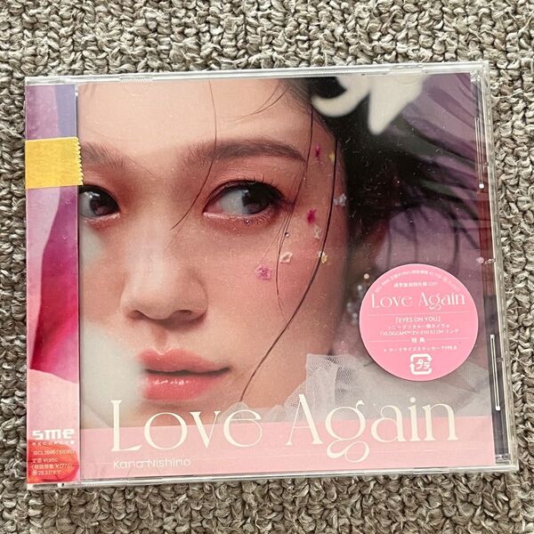 西野カナ Love Again 通常盤 新品未開封品 ステッカー付き