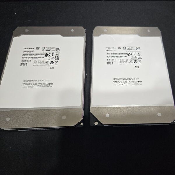 TOSHIBA 東芝 14TB HDD MN08ACA14T 2個セット