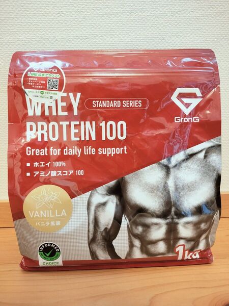 グロング GronG ホエイプロテイン バニラ 1kg