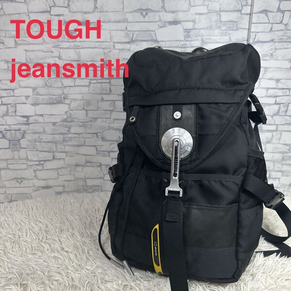 TOUGH jeansmith リュックバックパック 黒 ブラック テック系 y2k タフジーンスミス