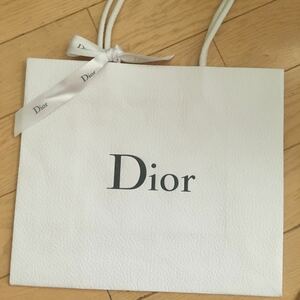 Dior ディオール ショップ袋 紙袋 ショッパー リボン付