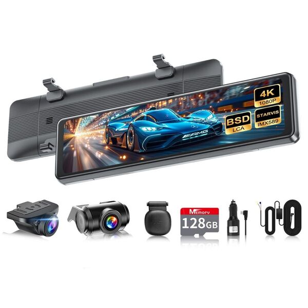 残り1台のみです! VANBAR 前後ドライブレコーダー ミラー型 DC209-20241111